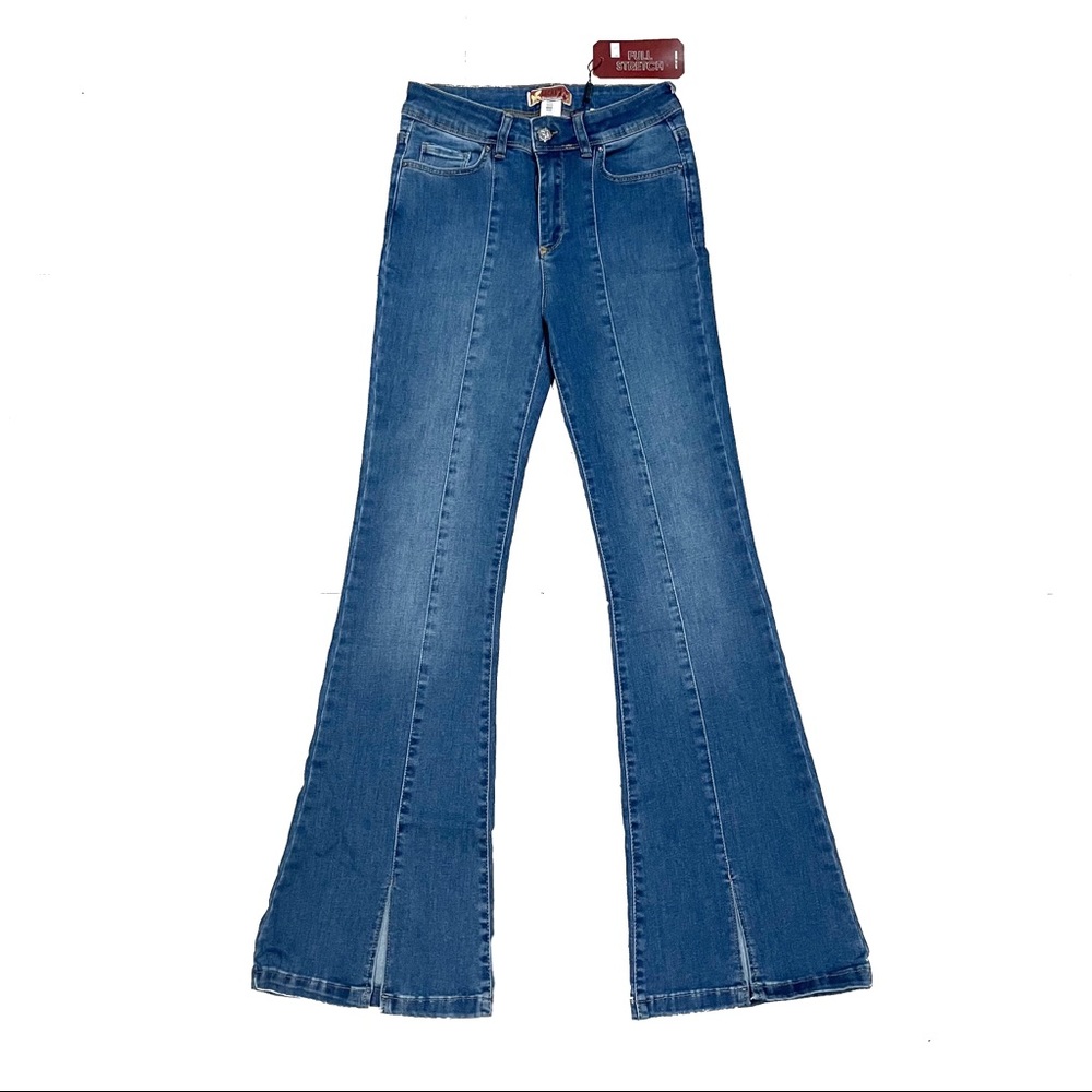 Medium Wash Boot Cut Jeans